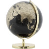 Mauro Ferretti Wereldbol Goud Ø 25x34 cm zwartgoud