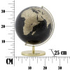Mauro Ferretti Wereldbol Goud Ø 25x34 cm zwartgoud