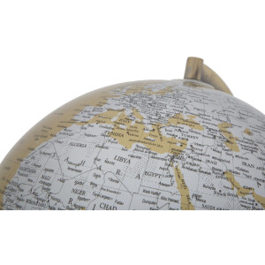 Mauro Ferretti Wereldbol Oranje met licht Ø 25x38 cm goud zilver