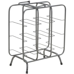 Mauro Ferretti flessenrek vierkant 9 plaatsen 40x23x47,5 cm donkergrijs