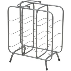 Mauro Ferretti flessenrek vierkant 9 plaatsen 40x23x47,5 cm donkergrijs