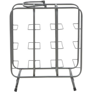 Mauro Ferretti flessenrek vierkant 9 plaatsen 40x23x47,5 cm donkergrijs