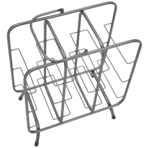 Mauro Ferretti flessenrek vierkant 9 plaatsen 40x23x47,5 cm donkergrijs