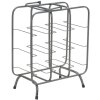 Mauro Ferretti flessenrek vierkant 9 plaatsen 40x23x47,5 cm donkergrijs