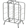 Mauro Ferretti flessenrek vierkant 9 plaatsen 40x23x47,5 cm donkergrijs