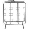 Mauro Ferretti flessenrek vierkant 9 plaatsen 40x23x47,5 cm donkergrijs