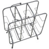 Mauro Ferretti flessenrek vierkant 9 plaatsen 40x23x47,5 cm donkergrijs