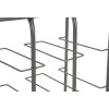 Mauro Ferretti flessenrek vierkant 9 plaatsen 40x23x47,5 cm donkergrijs