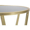Mauro Ferretti telefoontafel enkel Ø 35x75 cm zwartgoud