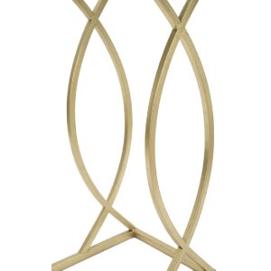 Mauro Ferretti banktafel 45,5x25,5x60 cm zwart goud