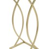 Mauro Ferretti banktafel 45,5x25,5x60 cm zwart goud