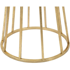 Mauro Ferretti bijzettafel Stick Glam Ø 38x100 cm goud