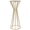 Mauro Ferretti bijzettafel Stick Glam Ø 38x100 cm goud
