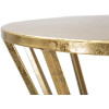 Mauro Ferretti bijzettafel Stick Glam Ø 38x100 cm goud