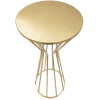 Mauro Ferretti bijzettafel Stick Glam Ø 38x100 cm goud