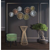 Mauro Ferretti bijzettafel Stick Glam Ø 38x100 cm goud
