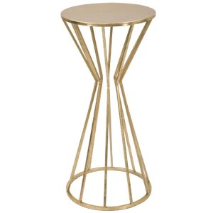 Mauro Ferretti bijzettafel Stick Glam Ø 38x80 cm goud