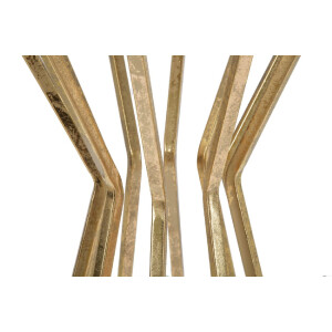 Mauro Ferretti bijzettafel Stick Glam Ø 38x80 cm goud