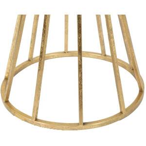 Mauro Ferretti bijzettafel Stick Glam Ø 38x80 cm goud