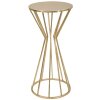 Mauro Ferretti bijzettafel Stick Glam Ø 38x80 cm goud