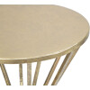 Mauro Ferretti bijzettafel Stick Glam Ø 38x80 cm goud