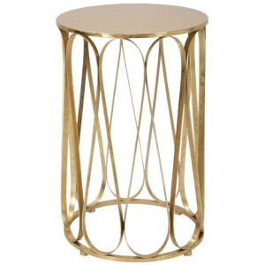 Mauro Ferretti bijzettafel Venezia Ø 37x58 cm goud