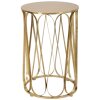 Mauro Ferretti bijzettafel Venezia Ø 37x58 cm goud