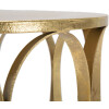 Mauro Ferretti bijzettafel Venezia Ø 37x58 cm goud