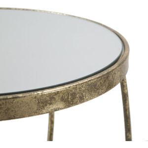 Mauro Ferretti telefoontafel Twisty Ø 38x86 cm goud