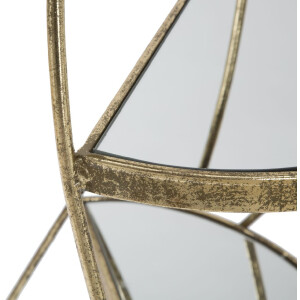 Mauro Ferretti telefoontafel Twisty Ø 38x86 cm goud