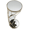 Mauro Ferretti telefoontafel Twisty Ø 38x86 cm goud