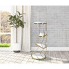Mauro Ferretti telefoontafel Twisty Ø 38x86 cm goud