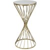 Mauro Ferretti bijzettafel Hypnos Ø 35x70 cm goud