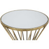 Mauro Ferretti bijzettafel Hypnos Ø 35x70 cm goud