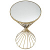 Mauro Ferretti bijzettafel Hypnos Ø 35x70 cm goud