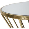 Mauro Ferretti bijzettafel Hypnos Ø 35x70 cm goud