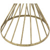 Mauro Ferretti bijzettafel Hypnos Ø 35x70 cm goud