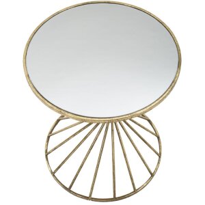 Mauro Ferretti bijzettafel Hypnos Ø 42x50 cm goud