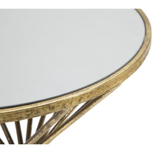 Mauro Ferretti bijzettafel Hypnos Ø 42x50 cm goud
