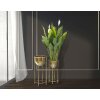 Mauro Ferretti bloemenstandaard set van 2 Ø 27x62 en 21,5x52 cm goud