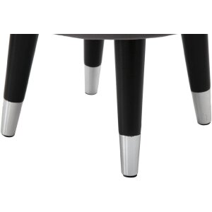 Mauro Ferretti kruk Paris Ø 35x40,5 cm grijs zilver