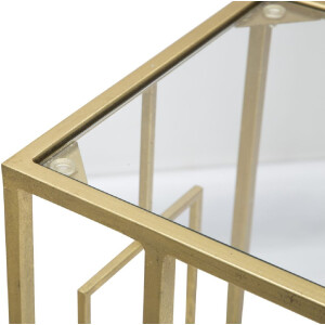 Mauro Ferretti banktafel 40,5x25,5x60 cm goud