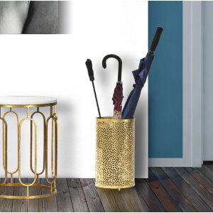 Mauro Ferretti paraplubak Gaten Glam Ø 24x43 cm goud