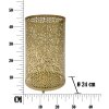 Mauro Ferretti paraplubak Gaten Glam Ø 24x43 cm goud