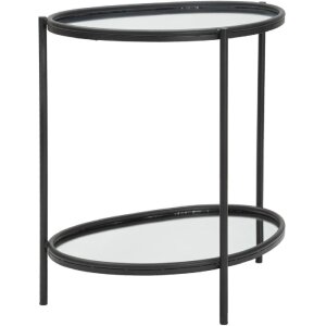 Mauro Ferretti bijzettafel Maycos 53,3x36,8x58,4 cm zwart