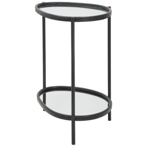 Mauro Ferretti bijzettafel Maycos 53,3x36,8x58,4 cm zwart