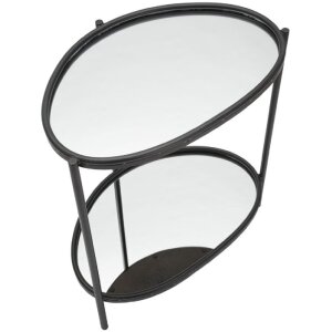 Mauro Ferretti bijzettafel Maycos 53,3x36,8x58,4 cm zwart