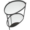 Mauro Ferretti bijzettafel Maycos 53,3x36,8x58,4 cm zwart