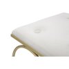Mauro Ferretti kruk hart 50x37,5x51,5 cm goud crème