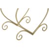 Mauro Ferretti kruk hart 50x37,5x51,5 cm goud roze